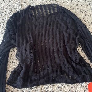 Super cute see through sweater!!